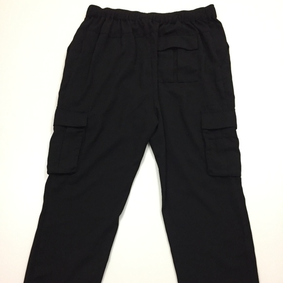 SILENCE+NOISE Front overlay Cargo Harem Crop Pants - Picture 8 of 8